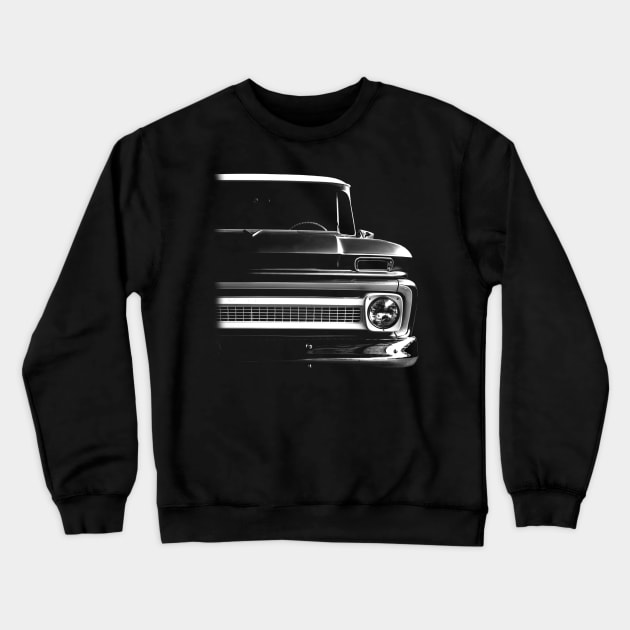 1965 chevrolet suburban panel - black shirt Crewneck Sweatshirt by hottehue